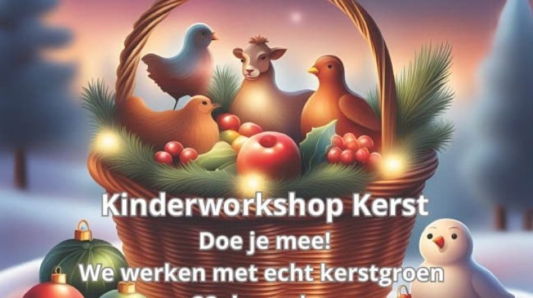 Kinderactiviteit ‘Versier met kerstgroen’