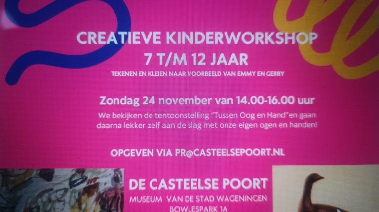 Creatieve Kinderworkshop 7 t/m 12 jaar